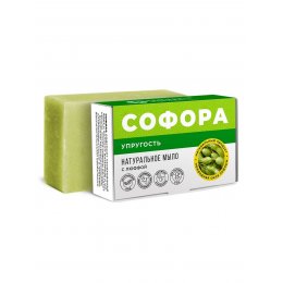 Мыло УПРУГОСТЬ с люффой СОФОРА 100 г Крымский Лекарь