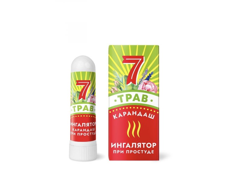 Ингалятор-карандаш При простуде 7 ТРАВ 2,2 г Мануфактура Дом Природы