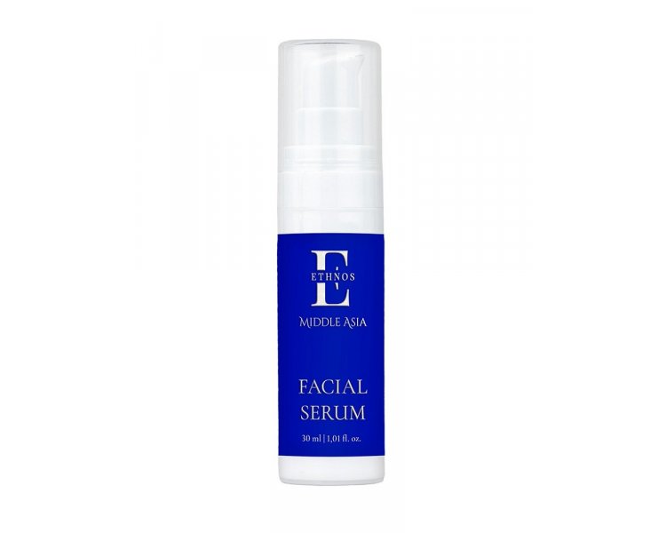 Сыворотка для лица Facial Serum с муцином улитки, скваланом, ниацинамидом и гиалуроновой кислотой ETHNOS 30 мл КНК