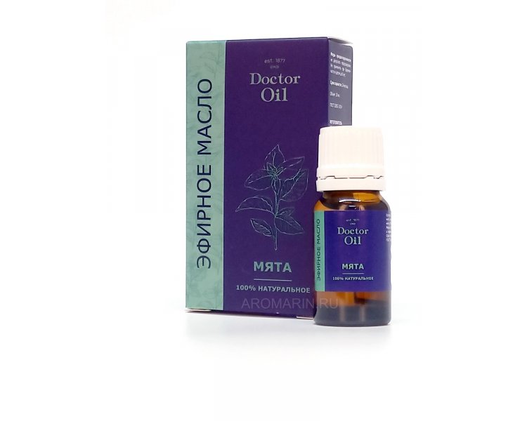 Масло эфирное МЯТА 10 мл Doctor Oil