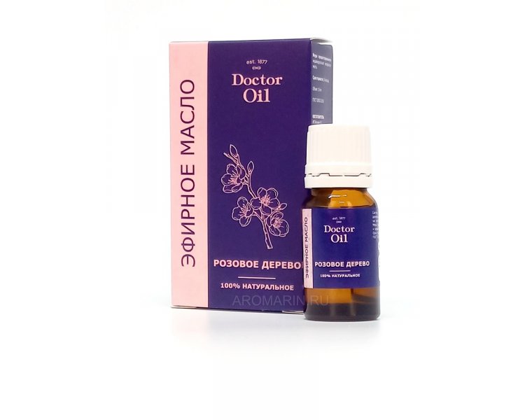 Масло эфирное РОЗОВОЕ ДЕРЕВО 10 мл Doctor Oil