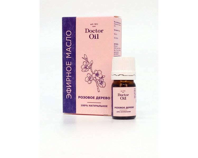 Масло эфирное РОЗОВОЕ ДЕРЕВО 5 мл Doctor Oil