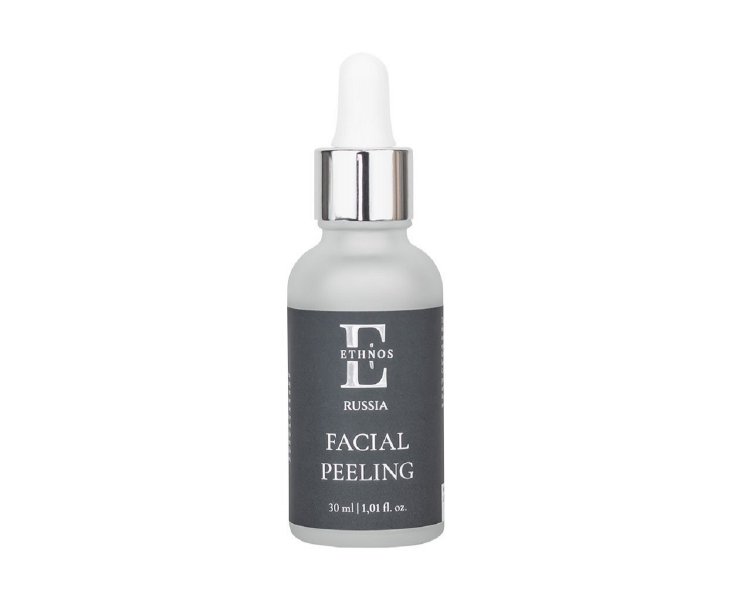 Пилинг для лица Facial Peeling с АНА-кислотами, Мочевиной и Цитрулином ETHNOS RUSSIA 30 мл КНК