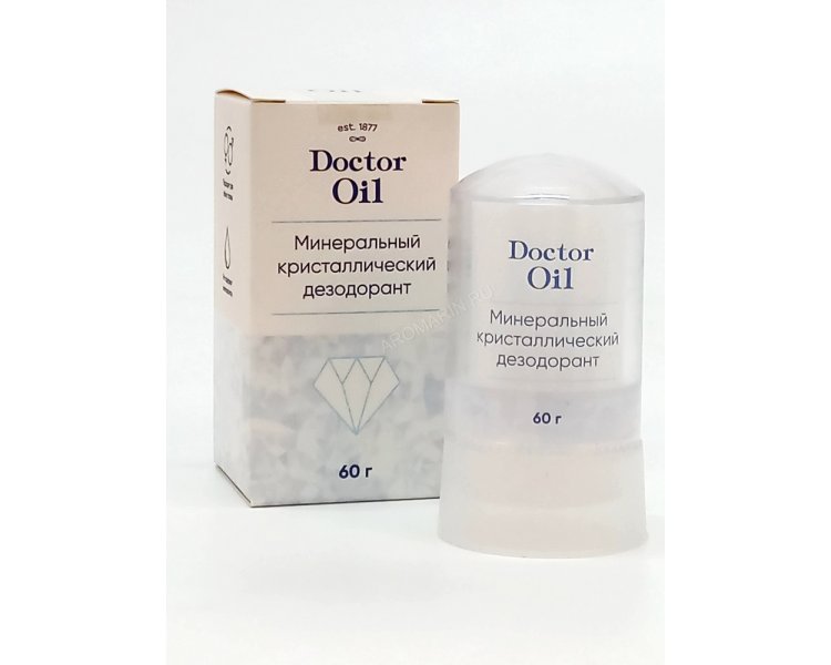 Дезодорант минеральный кристаллический 60 г Doctor Oil