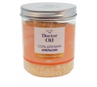 Соль для ванн с эфирным маслом АПЕЛЬСИНА 600 г Doctor Oil