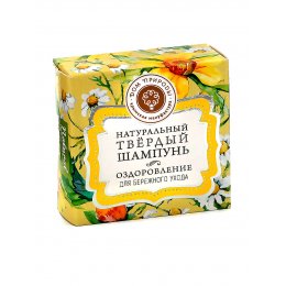 Шампунь твердый Фито-оздоровление с крапивой, чередой и ромашкой для бережного ухода 90г Дом Природы